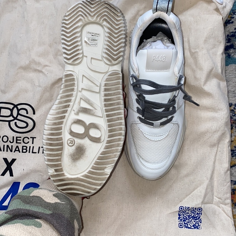 P448 chunky trainers - Luke white recycled NEW size 38